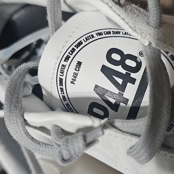 P448 x Project Sustainability White/Gray/ Sneakers Size 38 New - Picture 11 of 16